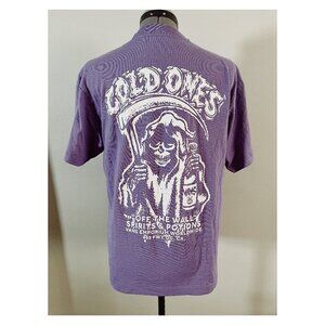 Vans Sz S Skull Reaper Spirit World T-Shirt in Purple Haze
